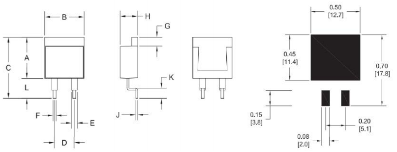 Resistor Power Thin Film Dimensions