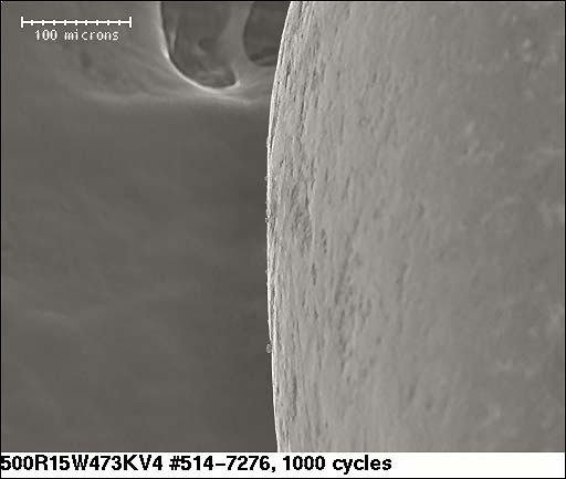 0805 size pure tin 250x magnification 1000 Temperature Cycles