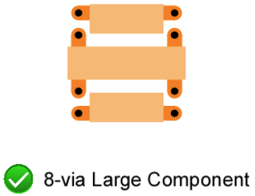 8-via Large Component
