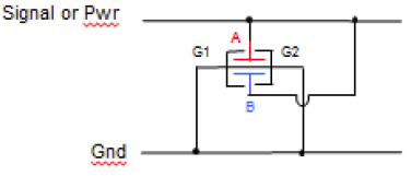 EMI Single-Ended Circuit Schematic of Line